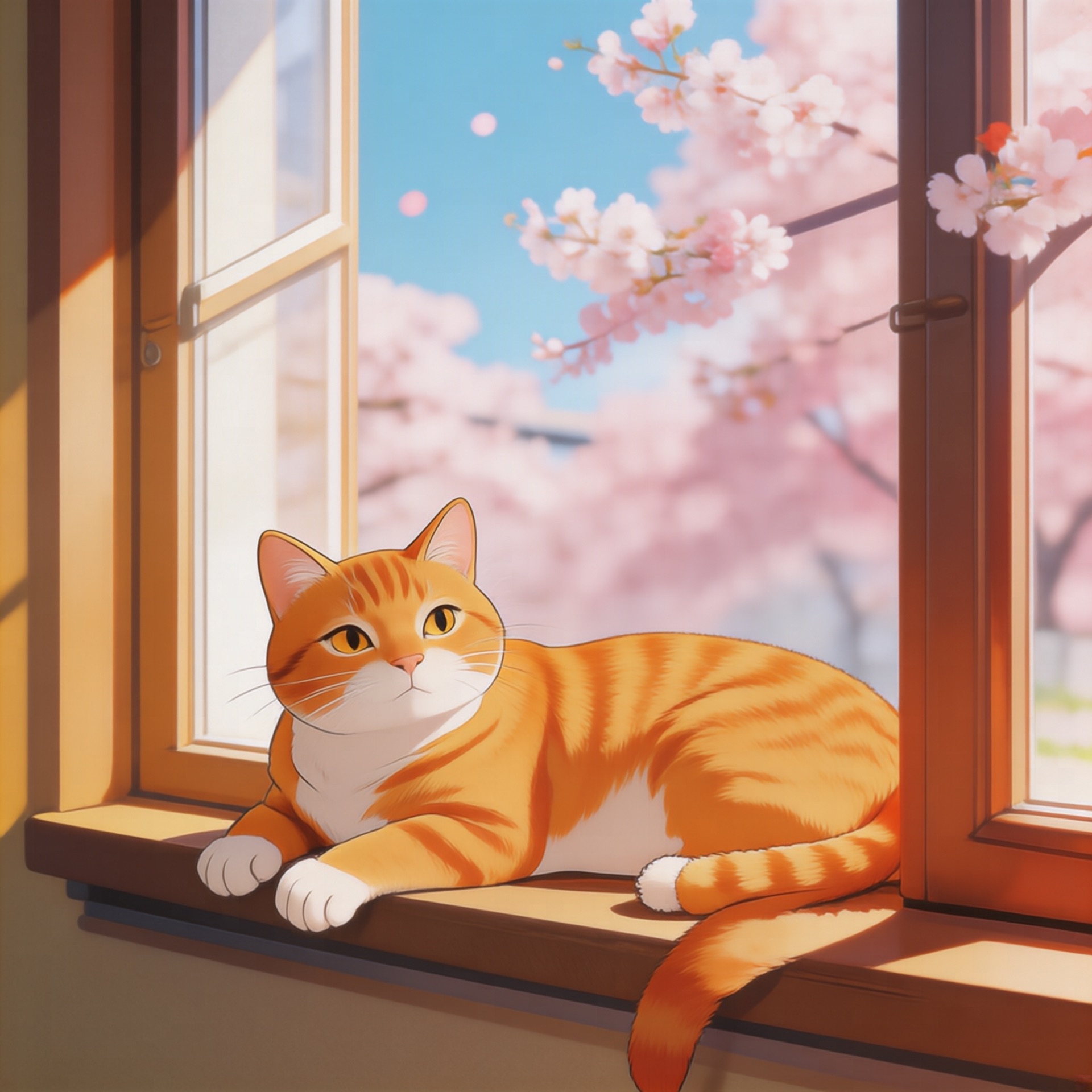 动漫橘猫