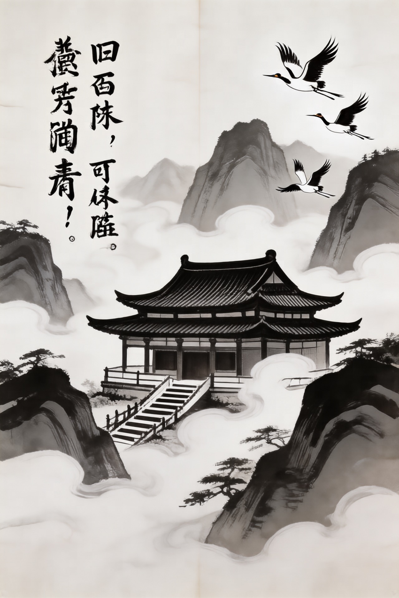水墨山水 2:3